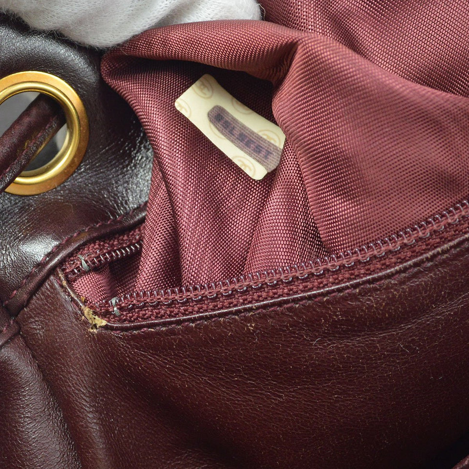 CHANEL * 1986-1988 Backpack Bordeaux Crocodile
