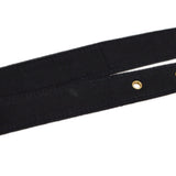 CHANEL 1989-1991 Black Canvas Quilted Belt Bag