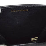 CHANEL 1989-1991 Black Canvas Quilted Belt Bag