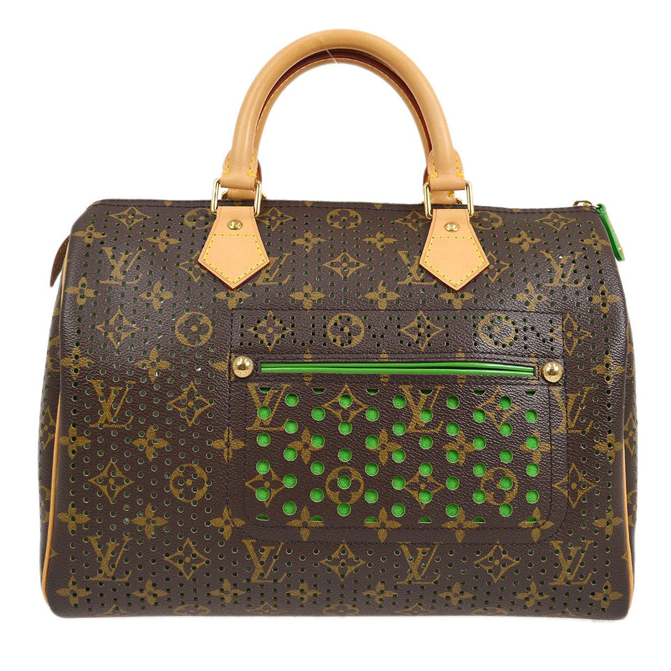 LOUIS VUITTON 2006 SPEEDY 30 MONOGRAM PERFO M95181