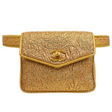 CHANEL 1991-1994 Nishijin-ori BUM Belt Bag Gold AK38336h