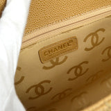 CHANEL 2001-2003 Beige Caviar Wild Stitch Tote