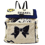CHANEL 1994 Terry Cloth Jumbo Backpack