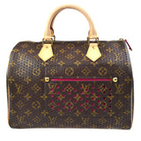 LOUIS VUITTON SPEEDY HAND BAG FUCHSIA MONOGRAM