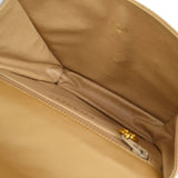 CHANEL 1991-1994 Gold Lambskin Straight Flap Mini
