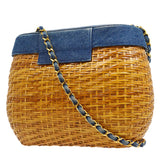 CHANEL 1997-1999 Wicker Basket Bag 20