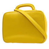 CHANEL 1997-1999 Yellow Caviar Lunch Box Vanity