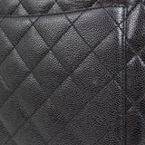 CHANEL 2000-2001 Quilted Kelly 30 Black Caviar