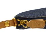 CHRISTIAN DIOR★ 2001 Denim Saddle Bag Mini 38934