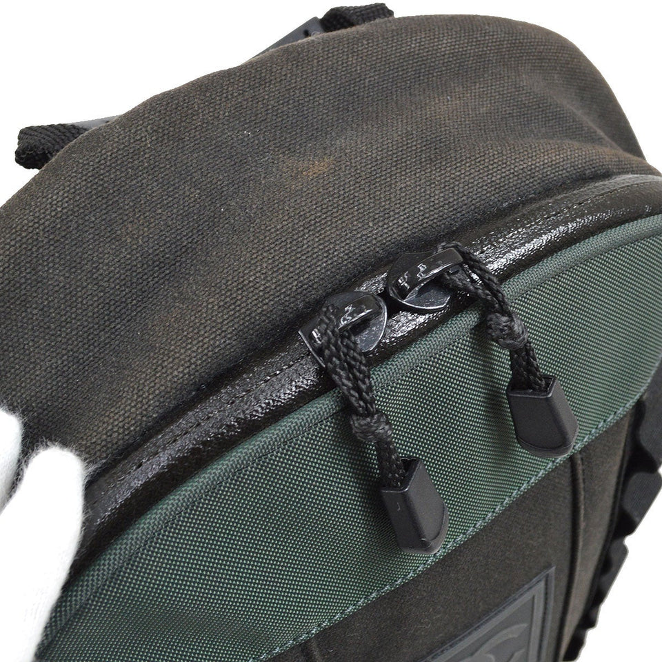 CHANEL 2003-2004 Sport Line Backpack Black Green