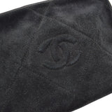 CHANEL 1986-1988 Black Suede Diamond Camera Bag Mini