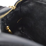 CHANEL 1991-1994 Black Velvet Camera Bag Mini