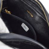CHANEL 1991-1994 Black Velvet Camera Bag Mini