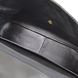 CHANEL * 1994 Black Patent Leather Chain Around Classic Flap Maxi
