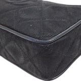 CHANEL 1991-1994 Black Canvas Camera Bag Mini