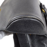 CHANEL 1991-1994 Black Caviar Triple CC Backpack AK36817d