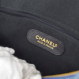 CHANEL 1996-1997 Indigo Denim 2way Boston 36