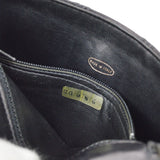 CHANEL 1991-1994 Black Lambskin Cosmoline Belt Bag #70