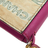 CHANEL 2001 Shoulder Bag Mini Pink Pony Fur