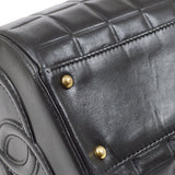 CHANEL 2001-2003 Black Lambskin Choco Bar Handbag