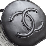 CHANEL 2001-2003 Black Lambskin Choco Bar Handbag