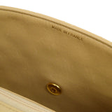 CHANEL 1989-1991 Classic Square Flap 20 Beige Lambskin