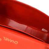 CHANEL 1986-1989 Red Crocodile Pointed Flap Bag
