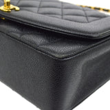 CHANEL 1994-1996 Black Caviar Diana Medium