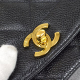 CHANEL 1994-1996 Black Caviar Diana Medium