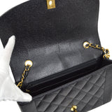 CHANEL 1994-1996 Black Caviar Diana Medium