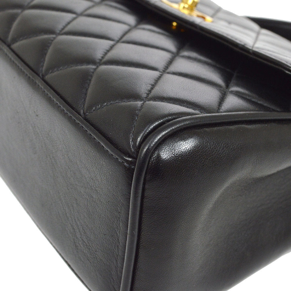 CHANEL 1996-1997 Handbag Mini Black Lambskin