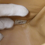 CHANEL 1994-1996 Beige Lambskin Straight Flap Medium