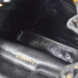 CHANEL 1991-1994 Triple CC Backpack Black Caviar