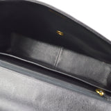 CHANEL 1991-1994 Black Caviar Vertical Classic Flap Jumbo