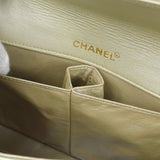 CHANEL 2001-2003 Choco Bar East West Gold Lambskin