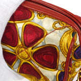 CHANEL 1986-1988 Satin Bijoux-printed oval Shoulder Bag