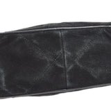 CHANEL 1986-1988 Diamond Camera Bag Mini Black Suede