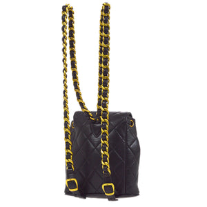 CHANEL DUMA Quilted Chain Backpack Mini 43924