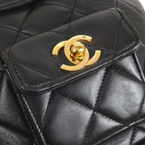 CHANEL DUMA Quilted Chain Backpack Mini 43924