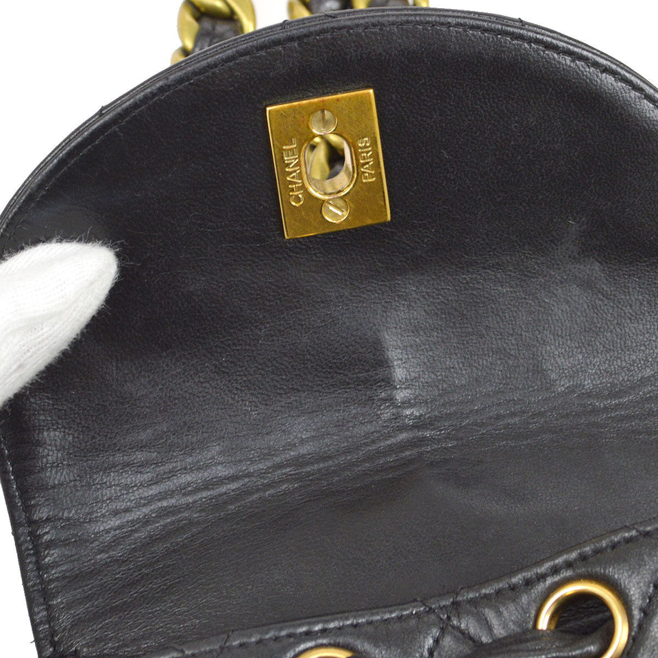 CHANEL DUMA Quilted Chain Backpack Mini 43924