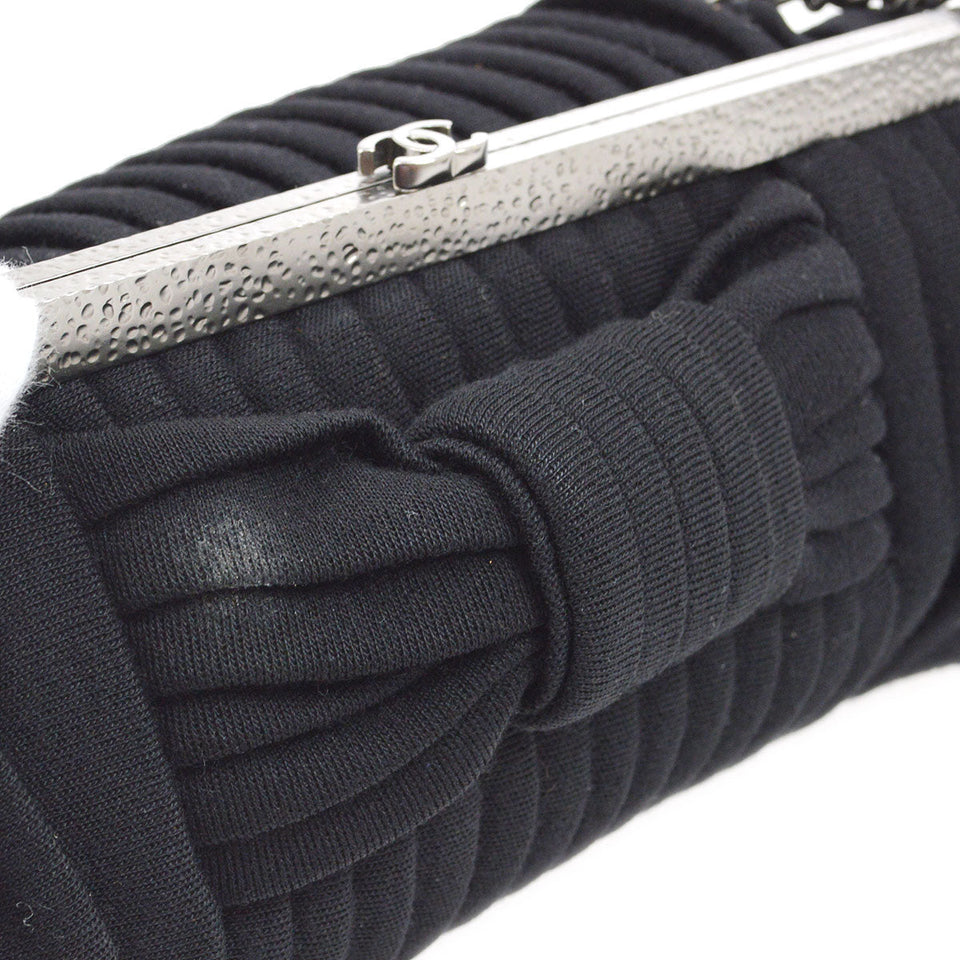 CHANEL 2006-2008 Black Evening Bag