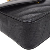 CHANEL 1994-1996 Chevron Letter Flap Bag