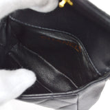 CHANEL 1994 Belt Bum Bag Black Lambskin #75