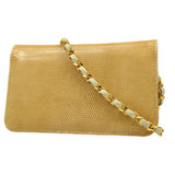 CHANEL * 1986-1988 Beige Pushlock Full Flap Mini