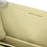 CHANEL * 1986-1988 Beige Pushlock Full Flap Mini