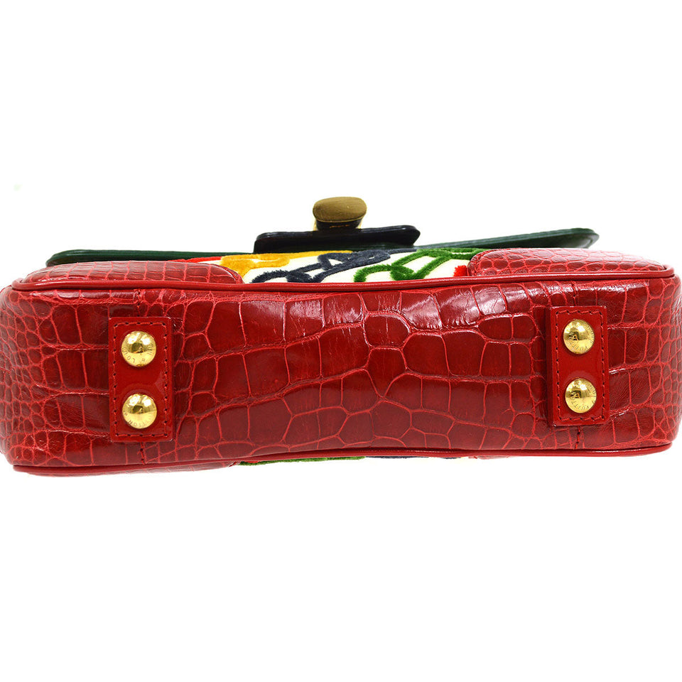LOUIS VUITTON * 2006 Monogram Dolly Velvet Chains Pochette