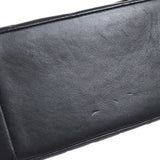 CHANEL 1991-1994 Chain Shoulder Bag Black Lambskin