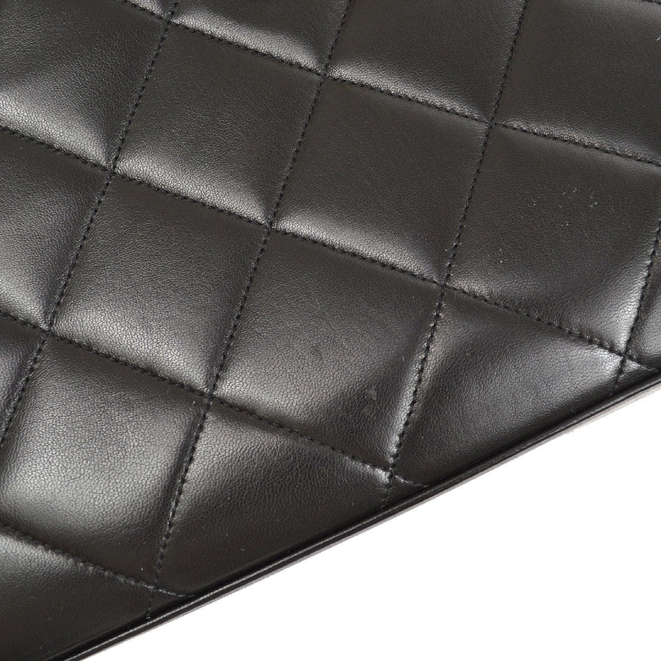CHANEL 1996-1997 Black Lambskin Briefcase
