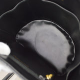 CHANEL 1996-1997 Black Caviar Chevron Vanity Handbag
