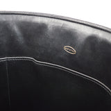 CHANEL 1996-1997 Black Caviar Chevron Vanity Handbag